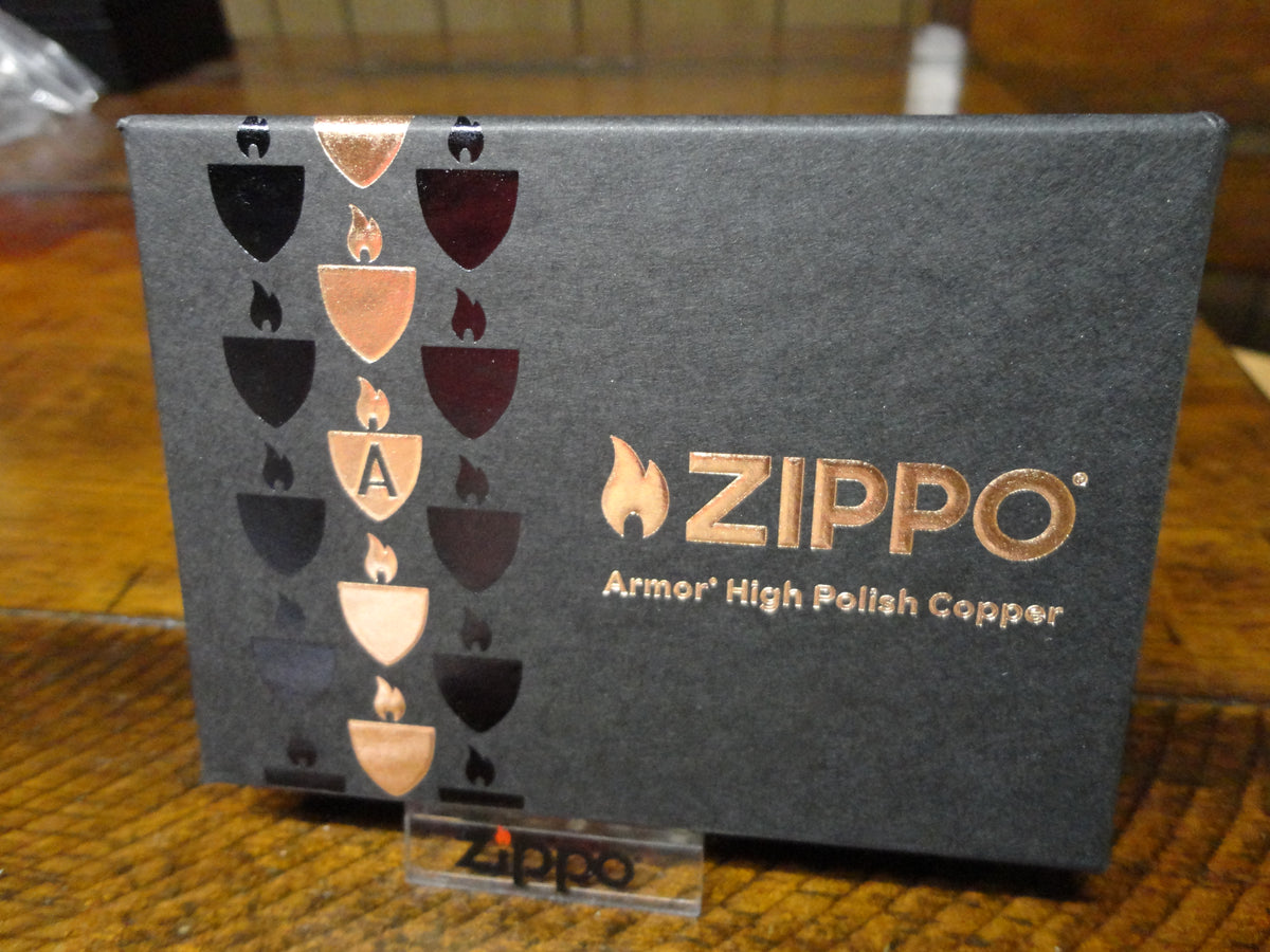 Solid Copper Armor Zippo Lighter limited 15000 pieces made