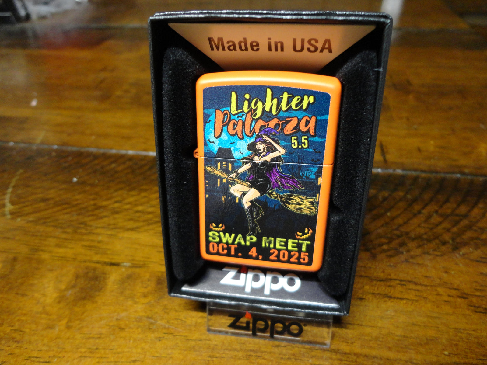 LIGHTER PALOOZA 5.5 HALLOWEEN WITCH ZIPPO LIGHTER ONLY 60 MADE