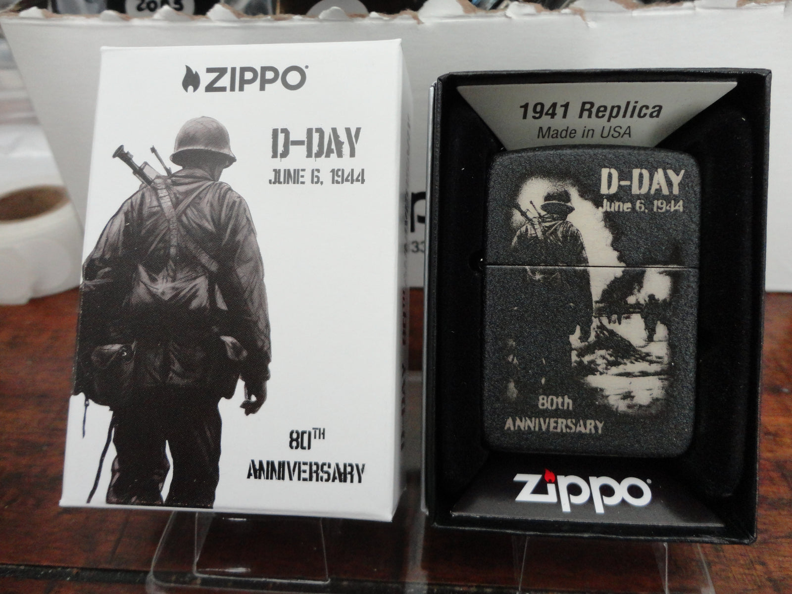 80TH ANNIVERSARY D-DAY 1941 Zippo Lighter LIMITED EDITION ONLY 10000 PIECES MADE